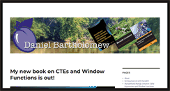 Desktop Screenshot of daniel-bartholomew.com